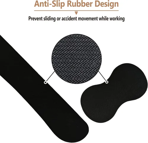 Vista 6 de ArtSo - Reposamuñecas ergonómico, almohadilla para el mouse, soporte para la muñeca al usar el teclado y posavasos, almohadilla de espuma