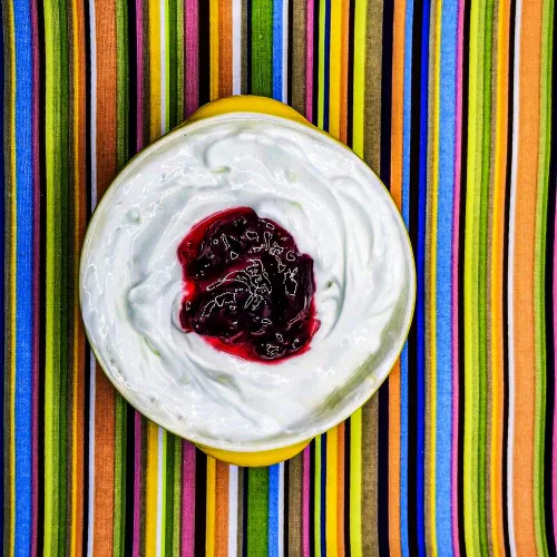 Vista 7 de Mermelada dulce de mora Sin semillas Sin azúcar añadido Todo natural Conserva de gelatina de mermelada de frutas casera Conservas untables