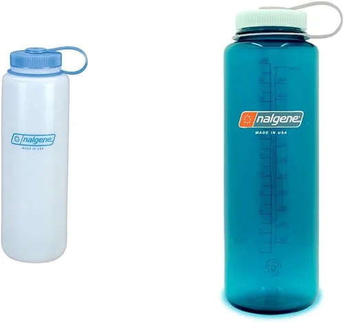 Vista 8 de Nalgene Botella de agua de boca ancha (48 onzas) y botella de agua Tritan de boca estrecha Nalgene Sustain (32 onzas)