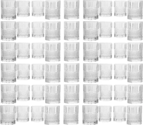 Vista 7 de LEMONSODA Vasos de whisky vintage premium Double Rocks - Vidrio de estilo vintage de diseño único