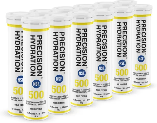 Vista 10 de Precision Hydration Tabletas de electrolitos - Tabletas efervescentes de hidratación de múltiples fortalezas - Combate los calambres - Bajas
