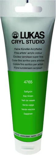 Vista 128 de Lukas CRYL Studio Artist - Pintura acrílica para artistas, Alizarín Carmesí, tubo de 125 ml - Pinturas acrílicas de alto pigmento para pintura