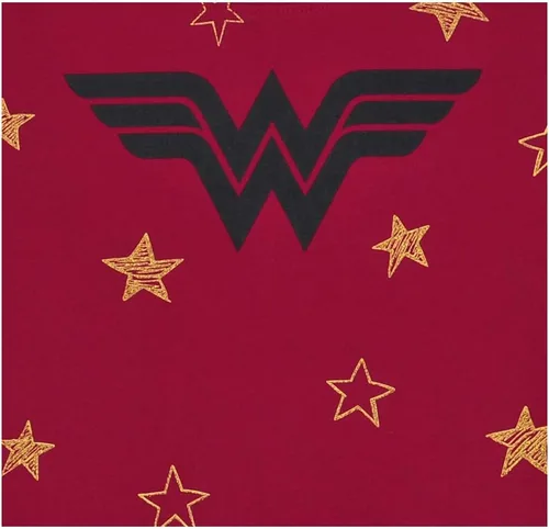 Vista 4 de DC Comics Camiseta Mujer Maravilla Logo & Estampado de Estrellas