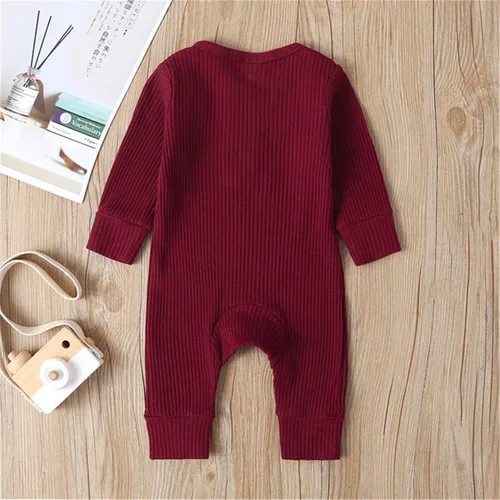 Vista 4 de Kuriozud Mameluco de una pieza para recién nacido, unisex, con botones, para bebé y niña