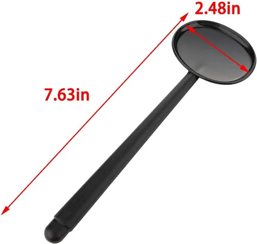 Vista 5 de Paquete de 4 oclusores de ojo de mano negros de plástico Vision Optics Optometría Instrumento para examen de gráfico ocular