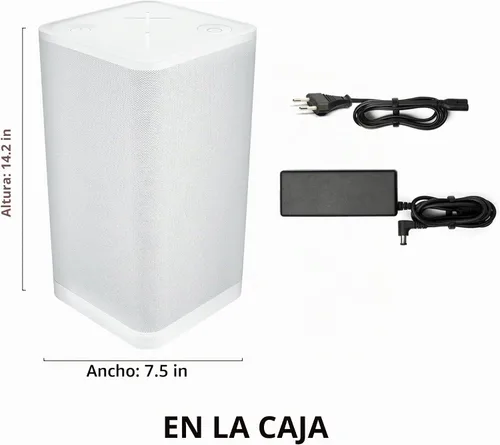 Vista 8 de Ultimate Ears Hyperboom Altavoz Bluetooth portátil y inalámbrico para el hogar, graves grandes, batería de 24 horas, resistente al agua IPX4