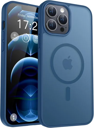 Vista 128 de Funda para teléfono Google Pixel 9 Pro XL, Compatible con Magnético, Protección contra Caídas de Grado Militar Translúcida Mate Resistente a Golpes