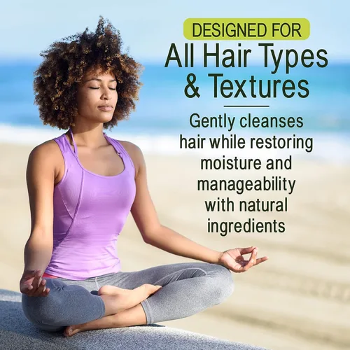 Vista 8 de Champú clarificante sin sulfato desintoxicante para cabello natural, champú para el cabello, elimina la acumulación, 12 onzas, paquete de 1
