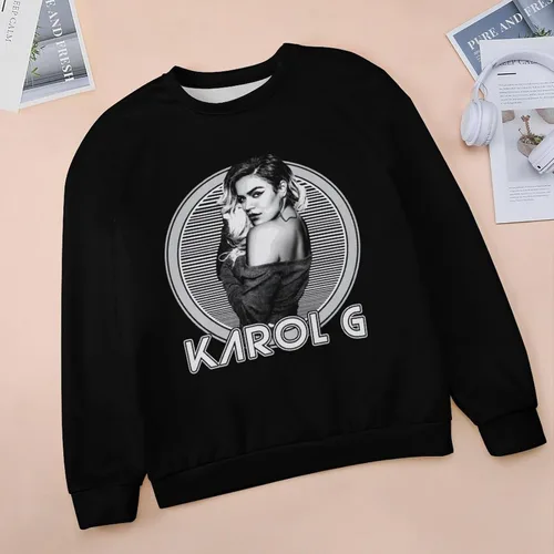 Vista 3 de PAPERBAGS Sweatshirt Womens Graphic Crewneck Long Sleeve Sweatshirts Casual Pullover Tops