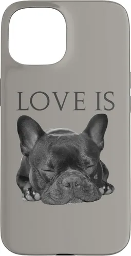 Vista 6 de Funda para iPhone 16 Bulldog Francés para teléfono Frenchie Mom Dad Dog Pet Love Case