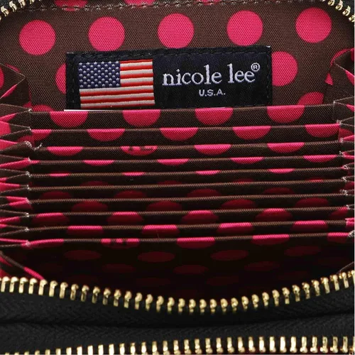 Vista 6 de Nicole Lee PRT6319 CAREER WOMAN - Tarjetero de acordeón con doble cremallera, Multi, Acordeón con doble cremallera