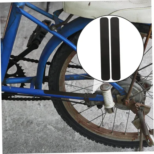 Vista 8 de INOOMP 2 unids Bicicletas Protectores de Cadena de Bicicleta Calcomanías Anti-arañazos Pegatinas de Cadena de Bicicleta Marcos Cintas de Protección