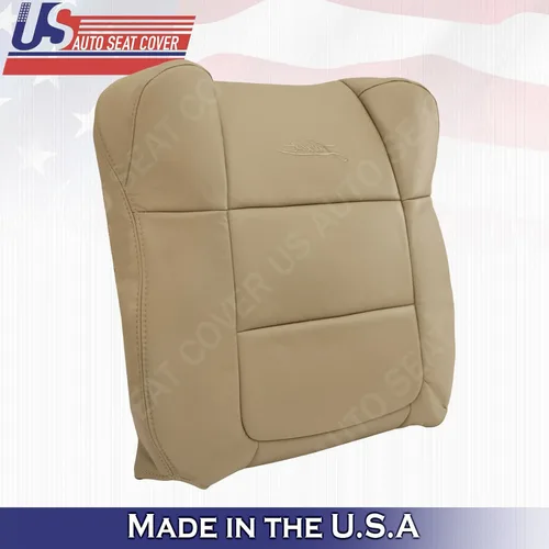 Vista 4 de 2001 a 2003 para Ford F150 Lariat Driver & Passenger Top Seat Cover TAN Leather