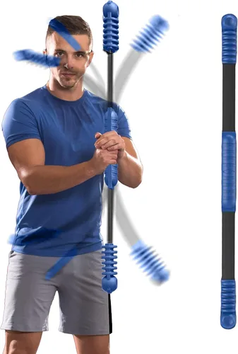 Vista 8 de Barra de Fitness OSCILLATING SLIM para Entrenamiento, Barra de Ejercicio Elástica, Palo de Peso de Vibración, Terapia Física Corporal, Entrenamiento