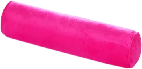 Vista 4 de Almohada de terciopelo suave para cuello cilíndrico, almohada cervical larga, lavable, almohada redonda para cuello, piernas y rodilla