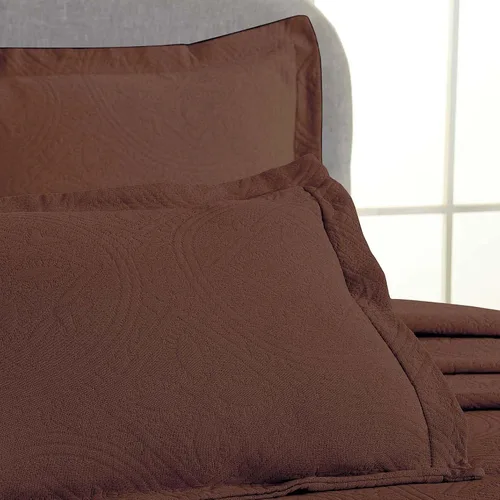 Vista 6 de Superior Juego de colcha de algodón de 2 piezas, diseño de círculos celtas, decoración de cama para el hogar, 1 funda de almohada, manta