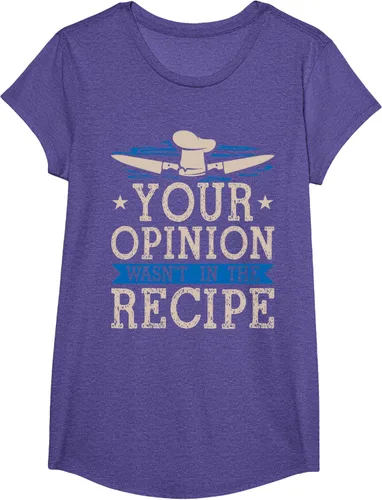 Vista 15 de Cooking Your Opinion Wasnot In The Recipe Chef Cook Baker - Camiseta, Negro, S