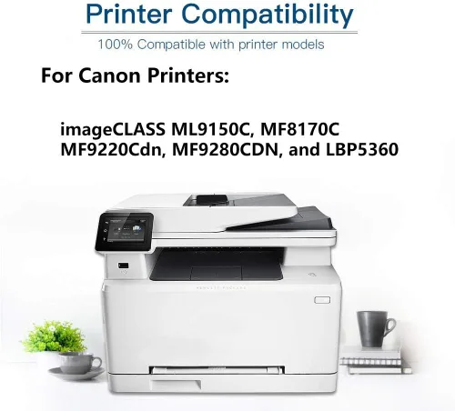 Vista 3 de 10-Pack (4BK+2C+2Y+2M) Compatible imageCLASS ML9150C Laser Toner Cartridge (High Capacity) Replacement for Canon CRG-111