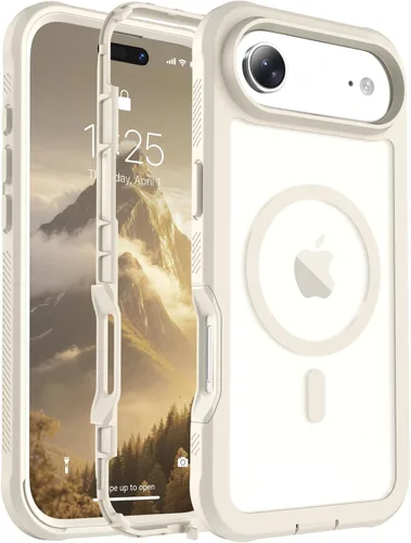 Vista 136 de jaroco - Funda magnética compatible con MagSafe para iPhone 11 de 6.1 pulgadas; protección de grado militar contra caídas, de doble capa