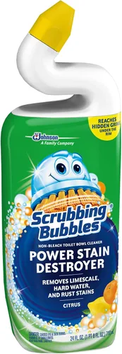 Vista 7 de Scrubbing Bubbles Extra Power Limpiador de inodoro, cítricos, 1 botella exprimible, 24 onzas