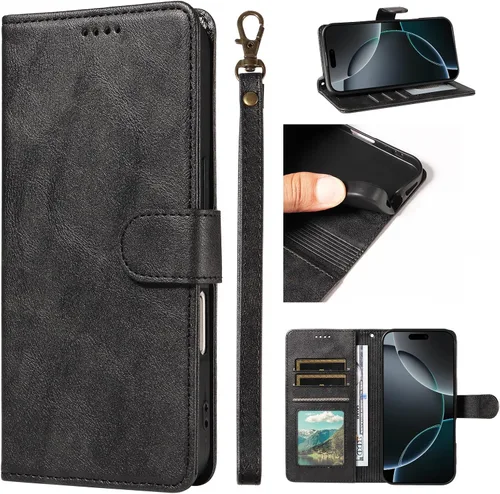 Vista 2 de Funda para teléfono compatible con Huawei P10 Lite, color negro