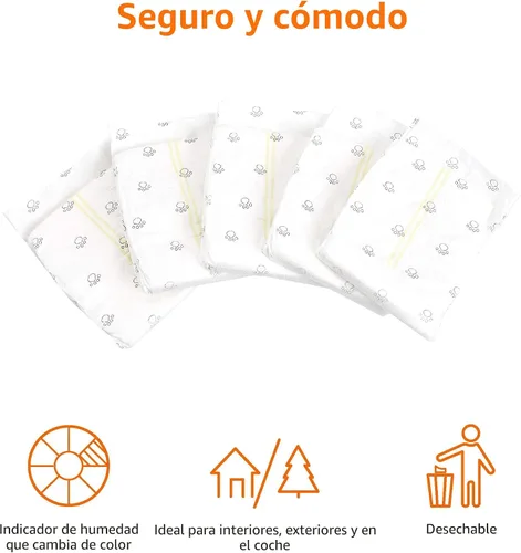 Vista 3 de Amazon Basics Pañales para perros machos, 30 unidades, medianos, ultra absorbentes, desechables, con ajuste seguro, a prueba de fugas y cómodos