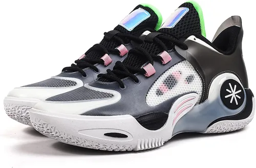 Vista 5 de Zapatos de baloncesto profesionales unisex, zapatos de mujer, zapatos de hombre, zapatos deportivos, zapatillas casuales de rebote resistentes al