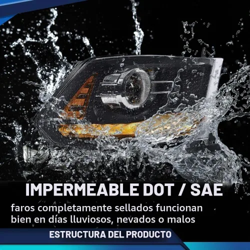 Vista 4 de PIT66 Conjunto de faros delanteros LED, compatible con Dodge Ram 1500 2500 3500 2013 2014 2015 2016 2017 2018, lente transparente, carcasa negra