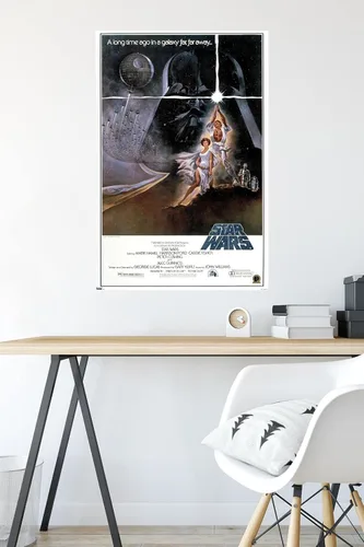 Vista 4 de Trends International 24X36 Star Wars: A New Hope - Póster de pared original de una hoja, 24" x 36", versión sin marco