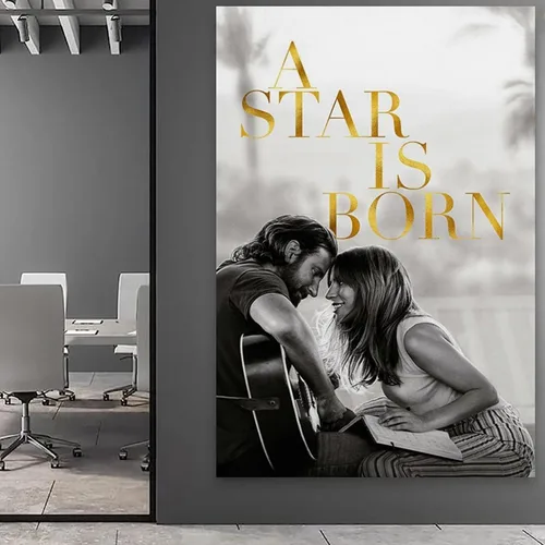 Vista 5 de A Film Star Is Born Musical Romantic Drama Retro Movie Poster Print Painting for Bedroom Canvas Wall Art Aesthetic Decorative Frame