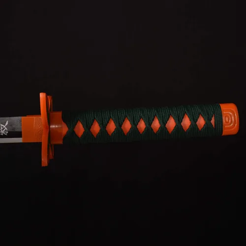 Vista 6 de Espadas de cosplay Kochou Shinobu Samurai Katana juguete de plástico para juego de disfraces Halloween Cosplay regalo 40 pulgadas