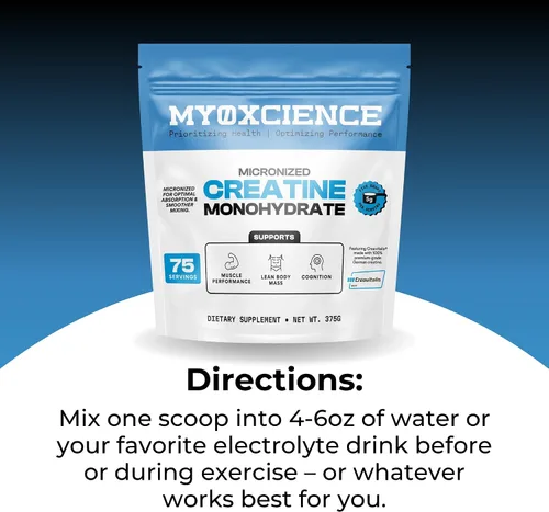 Vista 8 de MYOXCIENCE Creavitalis Micronized Creatine 75 porciones