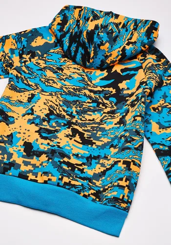 Vista 2 de Under Armour Rival Sudadera para niño ABC camuflada con forro polar y capucha