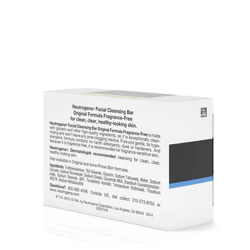 Vista 7 de Neutrogena Neutrogena original Formula Bar facial, Fragancia Free 3.5 oz.