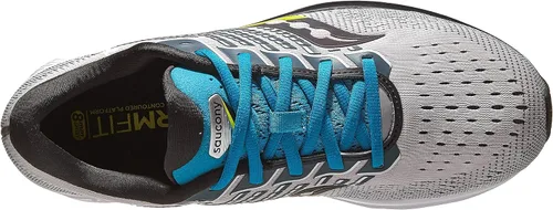 Vista 4 de Saucony Tenis de correr Ride 13 Road para hombre, Citron Mutante