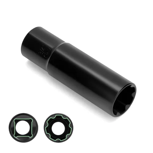Vista 9 de Llave de Vaso Pequeña de 6 Puntas para Tuercas de Rueda, Herramienta Cuadrada de Impacto de 1/2 Pulgada – Remueve Fácilmente Pernos/Tuercas de Rueda