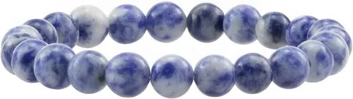 Vista 10 de Clearain Pulsera de Gemas Naturales 8 mm con Cuentas Redondas de Chakra, Cristal de Energía para Reiki, Curación Elástica y Elástica de 7 Pulgadas