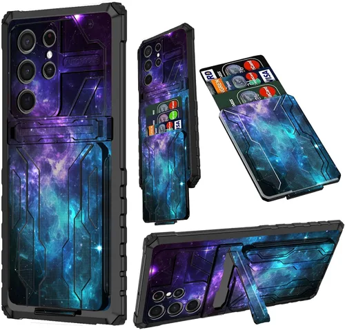 Vista 94 de Funda para Samsung A13 5G, Galaxy A13 5G con tarjetero desmontable atril resistente a prueba de golpes funda protectora para Samsung Galaxy A13 Gato