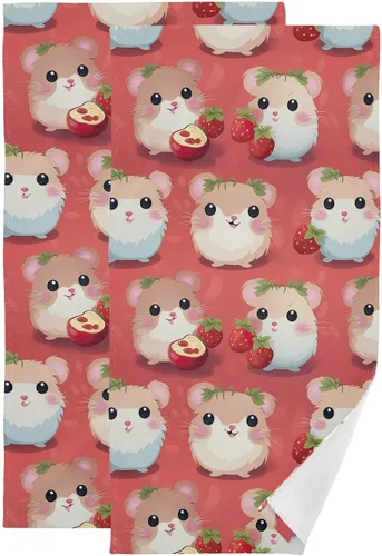 Vista 18 de Juego de 2 toallas de baño de color morado, remolques de mano de lobo, toallas de baño, toallas suaves y absorbentes para baño, cocina, gimnasio