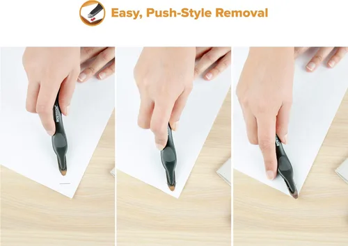 Vista 6 de Bostitch inPower - Engrapadora de escritorio con resorte, tecnología de grapado fácil, rojo y Bostitch Office profesional magnético removedor