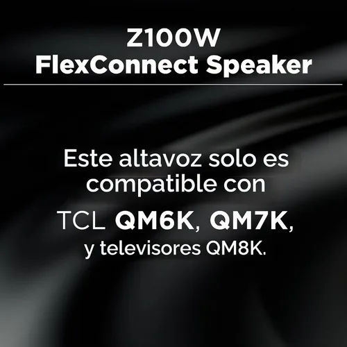 Vista 2 de TCL Z100 Altavoz inalámbrico de cine en casa con tecnología Dolby Atmos FlexConnect con transmisión de música Bluetooth, potencia de salida de 170
