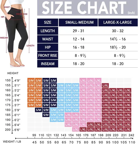 Vista 7 de NEW YOUNG Paquete de 3 leggings capri para mujer con bolsillos, cintura alta, control de abdomen, pantalones negros para entrenamiento, gimnasio