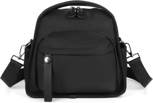 Vista 12 de Small Crossbody Bags for Women Nylon Top Handle Handbag Commute Underarm Shoulder Tote Bag Purse