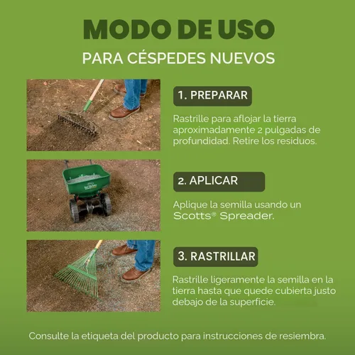 Vista 8 de Scotts Turf Builder - Mezcla de festuca alta para semillas de césped, duradera para resistir condiciones duras con nutrición para el desarrollo