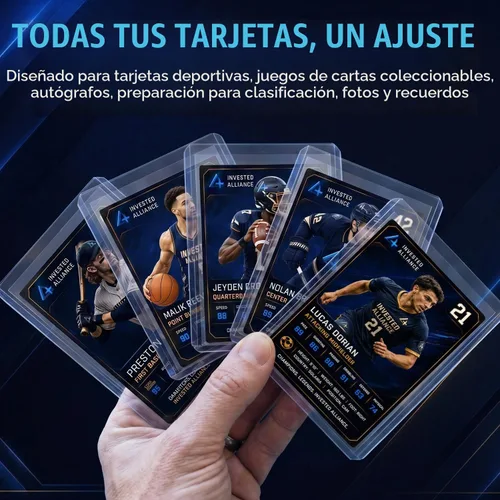 Vista 7 de Premium Seamless 20PT - 360PT - Cargadores superiores gruesos para tarjetas Soporte para tarjetas de carga superior, fundas para tarjetas