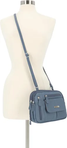 Vista 5 de MultiSac Zippy - Bolso bandolera con triple compartimento