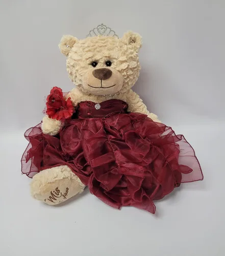 Vista 10 de KINNEX COLLECTIONS SINCE 1997 20" Quince Anos Quinceanera Last Doll Osito de peluche con vestido (pieza central) ~ ARC16832-4R (azul bebé)