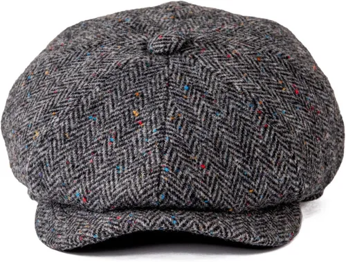 Vista 3 de BoTVELA - 8 piezas de mezcla de lana para hombre, diseño de espiga, en 5 colores clásicos