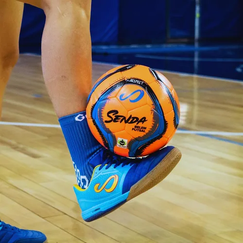 Vista 6 de Senda Belem Balón de Futsal para Entrenamiento Naranja/Azul/Gris/Negro