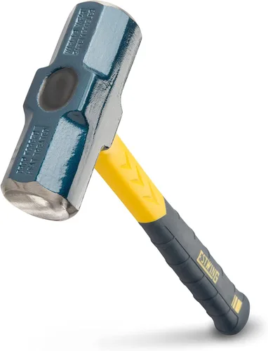 Vista 5 de ESTWING Sure Strike Engineer's Hammer - Trineo de 40 onzas con mango de fibra de vidrio y agarre antideslizante para cojín - MRF40E